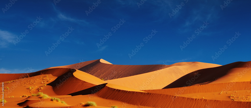 纳米布沙漠的沙丘。纳米比亚索苏斯夫莱。