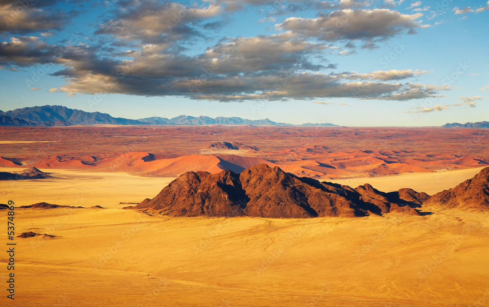 纳米布沙漠，苏苏苏夫莱沙丘，鸟瞰图