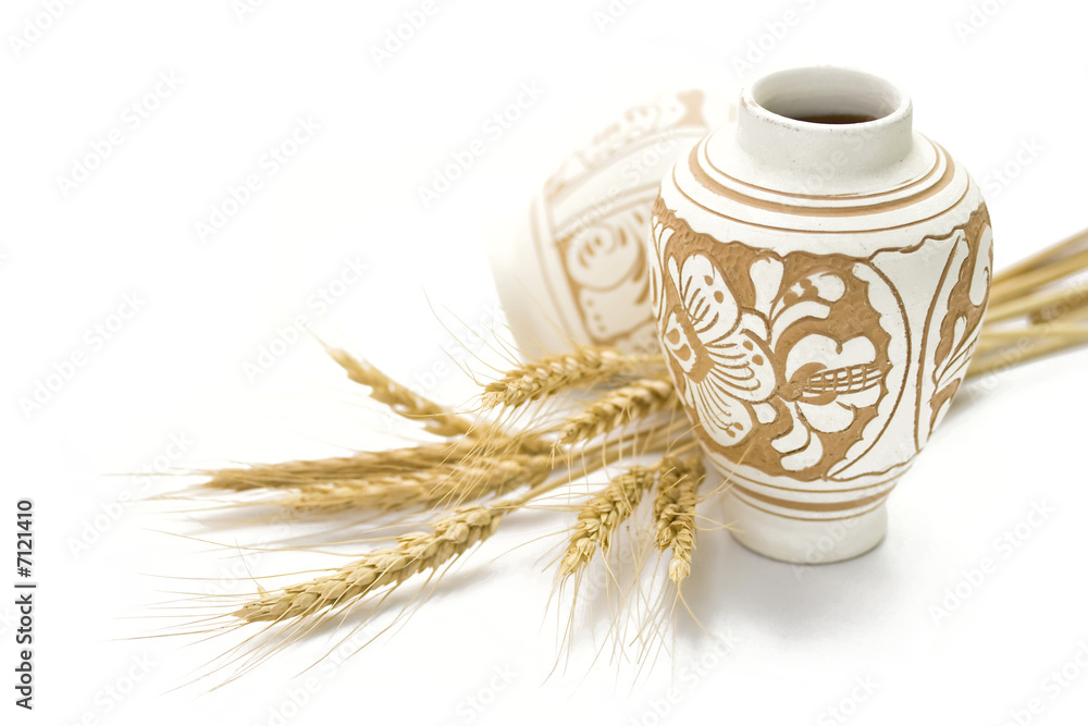 陶器和小麦
