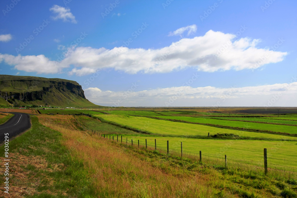 Icelandic country landscape.