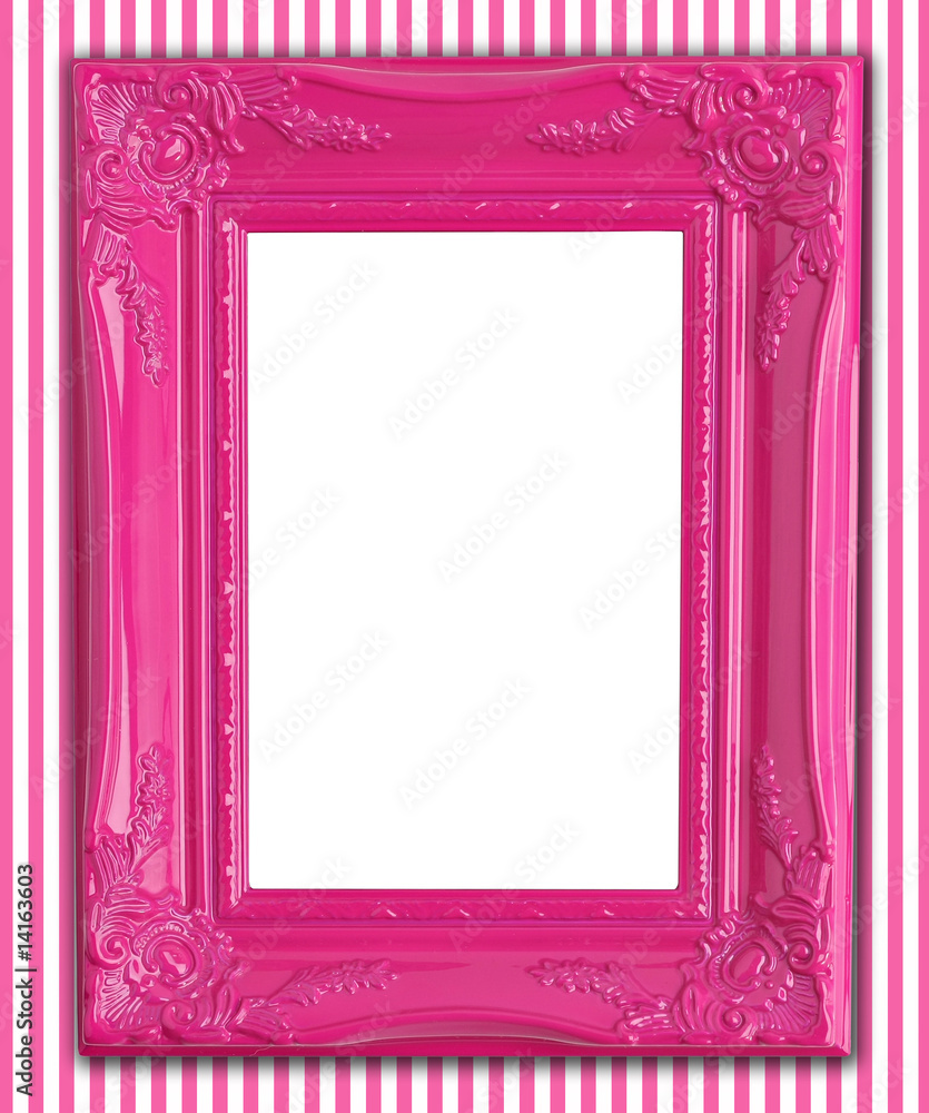 粉色框架