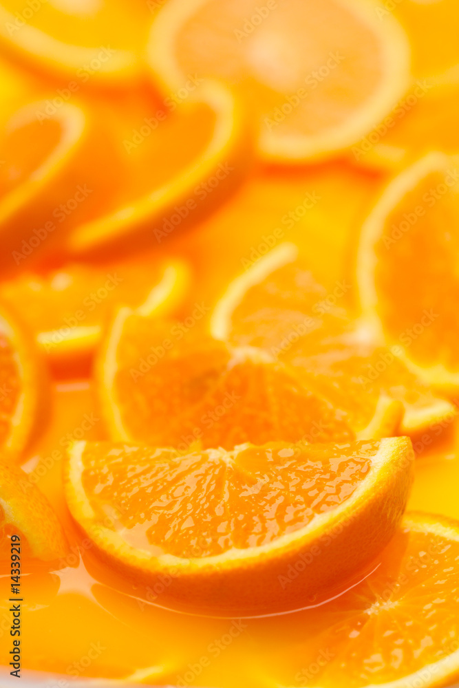 橙汁橙子片