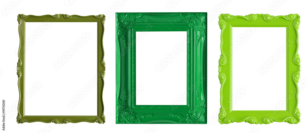 绿色相框