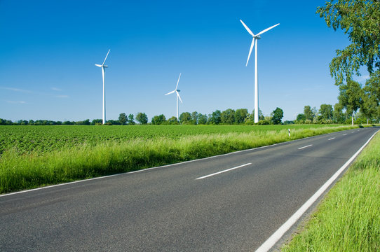 LandstraÃ°e, Windkraft, Umwelt