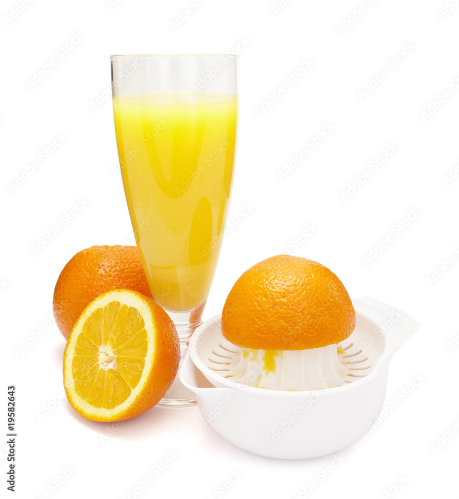 橙汁准备水果食品饮食健康饮食