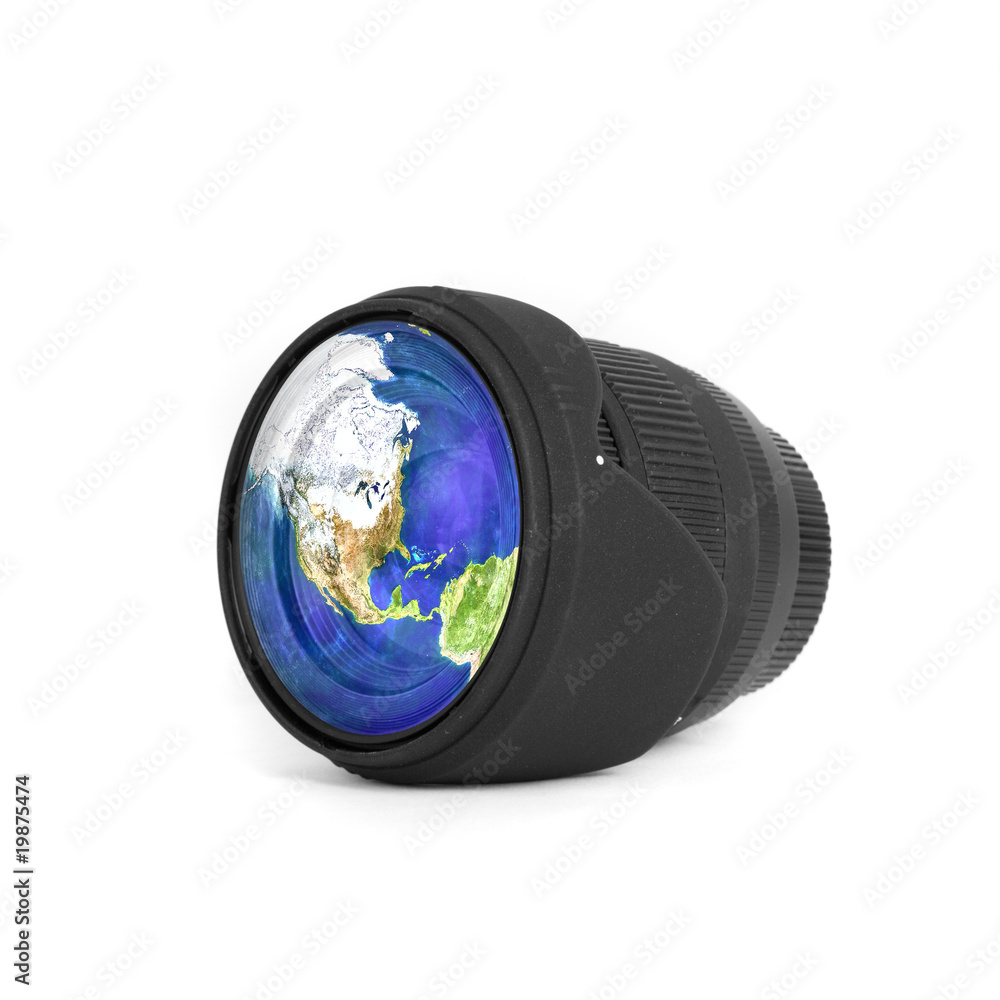 Earth at lens