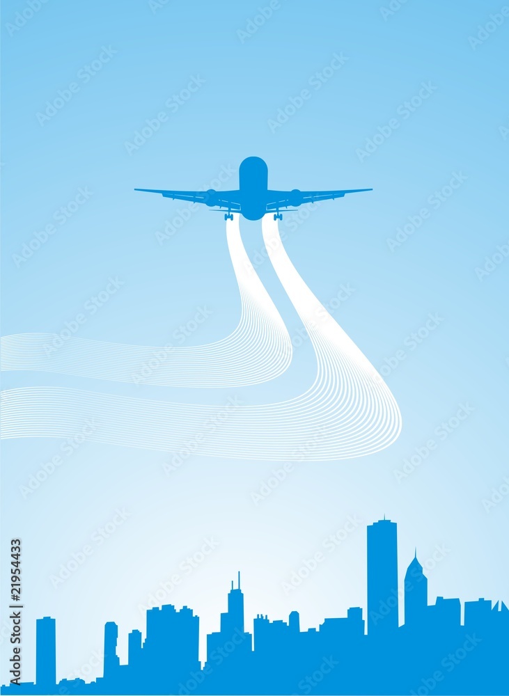 airplane flying in sky
