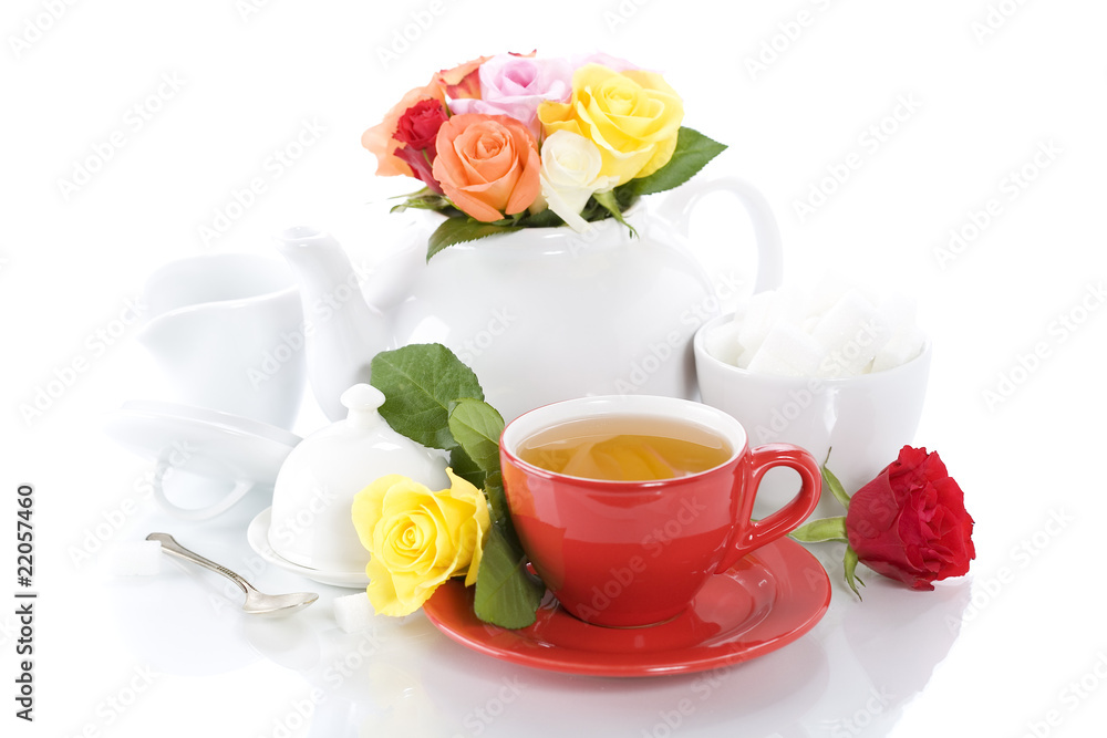 玫瑰茶具