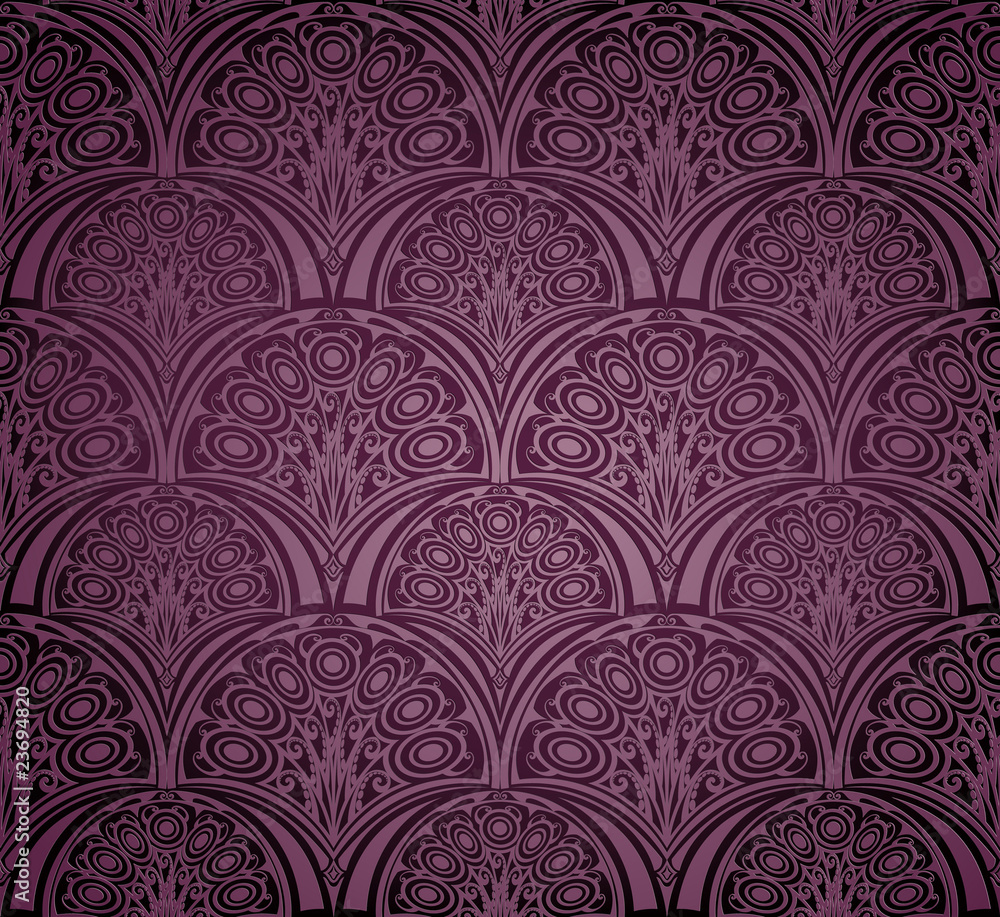 无缝壁纸图案，紫色