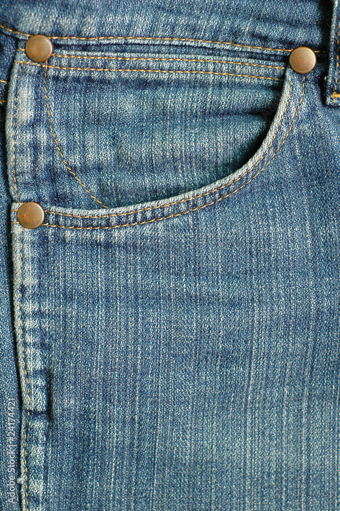 texture of blue jeans