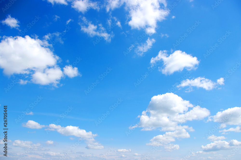 blue sky background