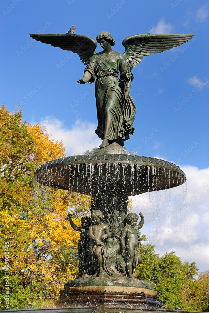 Bethesda Fountains Angel in New York City