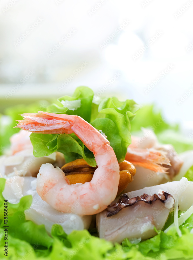 健康海鲜沙拉