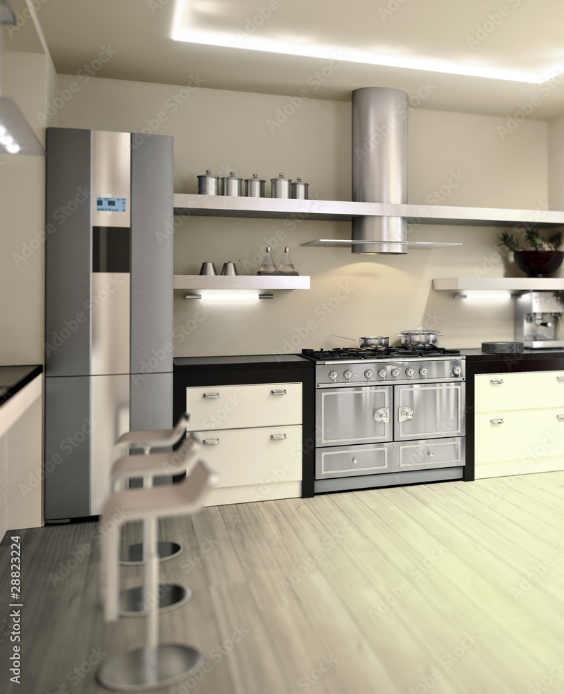 Contemporary Kitchen Design (focused)