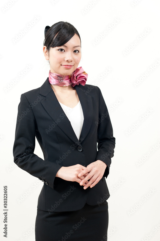 a portrait of beautiful businesswoman