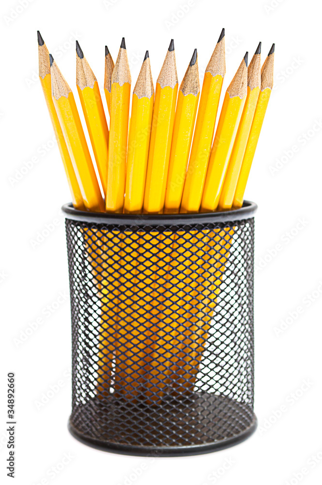 铅笔夹中的铅笔