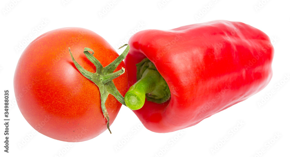 Fresh  pepper, tomato.