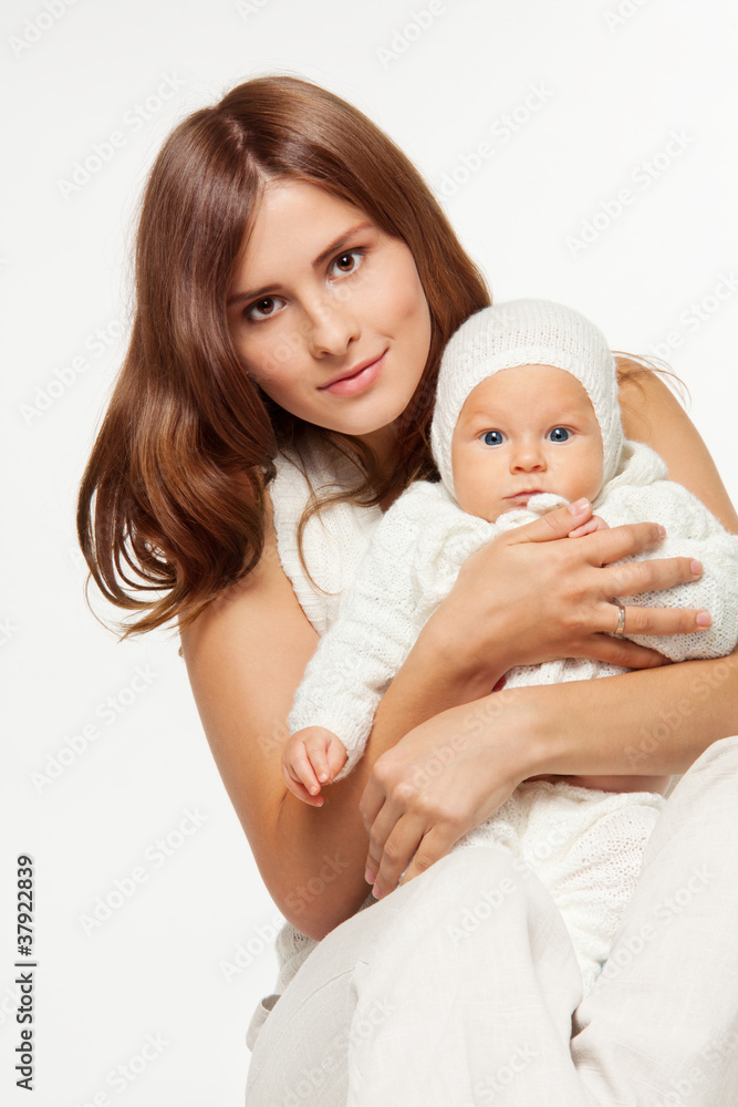 母亲与婴儿的肖像
