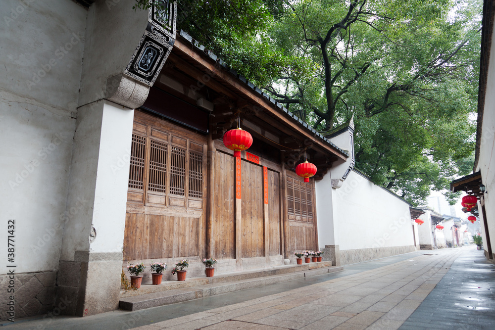 Tranqui中国传统小巷。