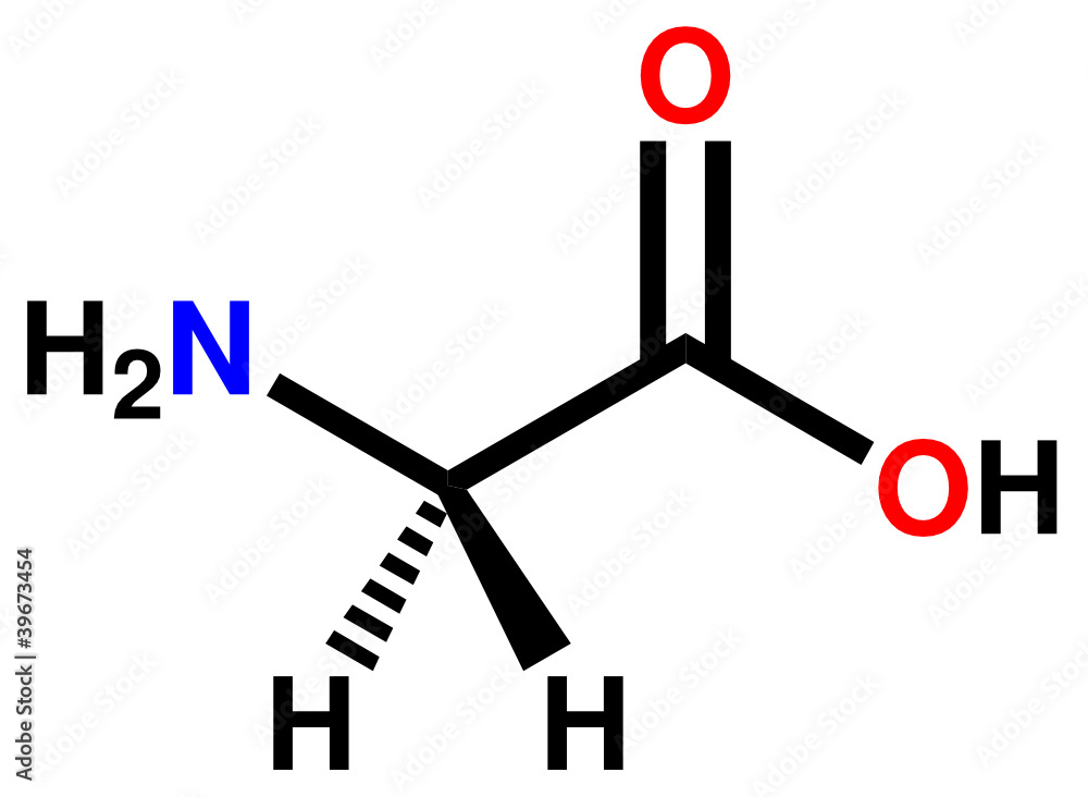 氨基酸甘氨酸结构式