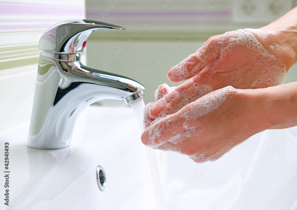 洗手、洗手、卫生