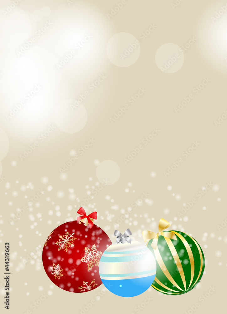 抽象美圣诞节和新年背景。矢量插图