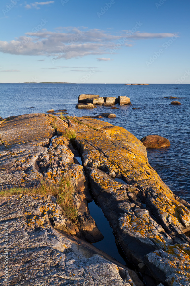瑞典波罗的海洛基海岸线