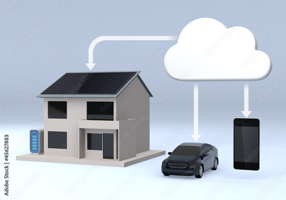 house,vehicle and cloud computing
