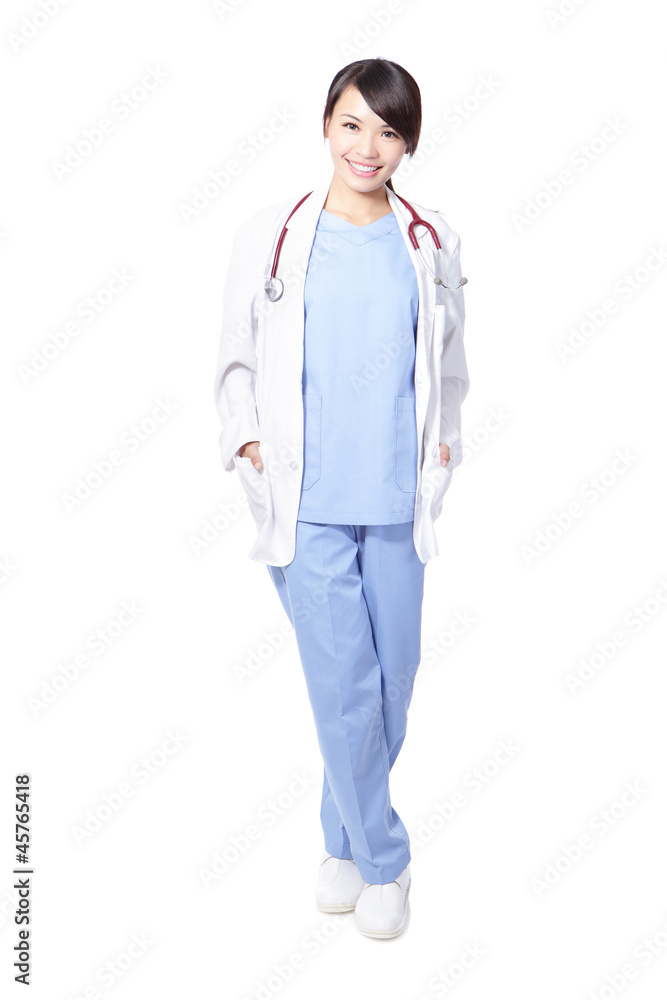 专业女医生或护士
