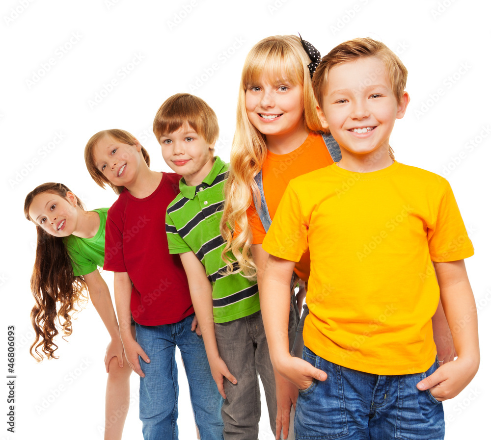 Three boys and two girls