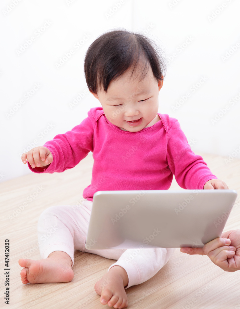 女孩宝宝快乐手表平板电脑