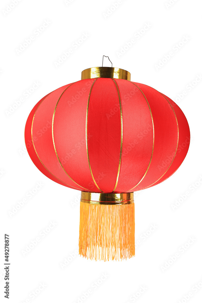red lantern isolated
