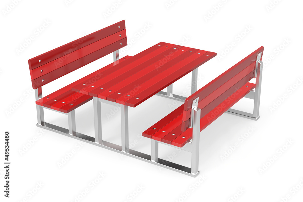 长凳和桌子
