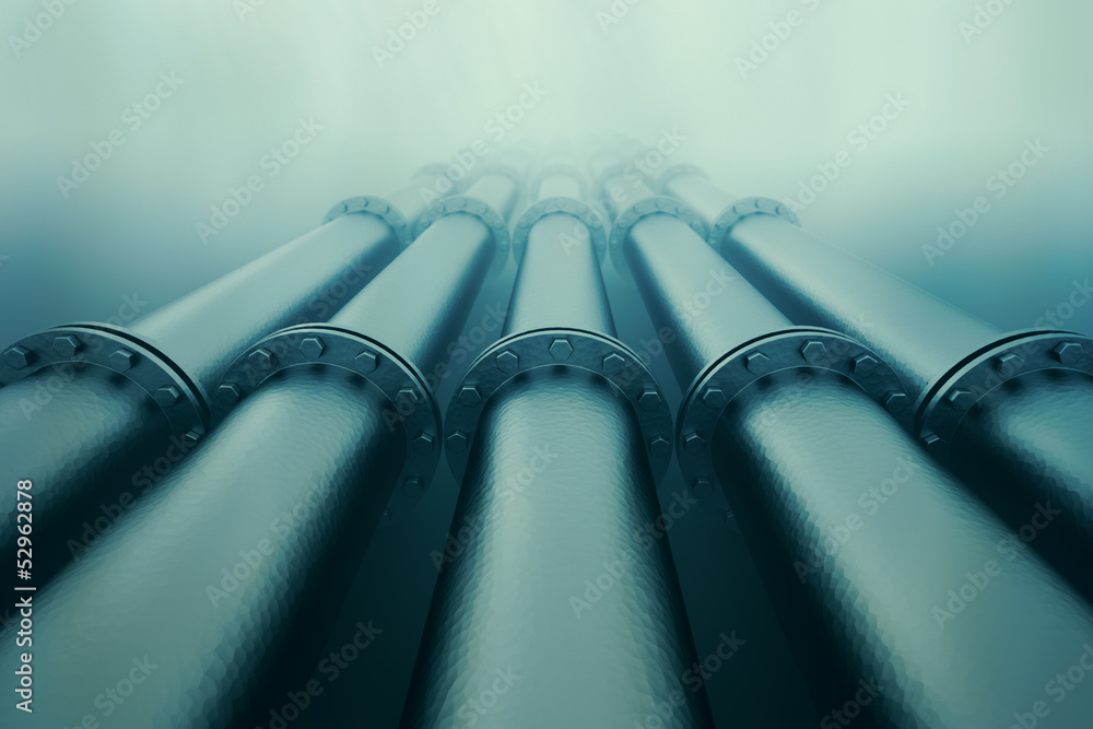 Underwater pipeline.