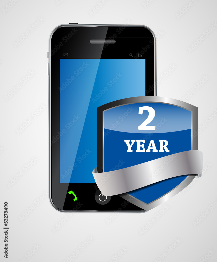 security phone concept vector illustration