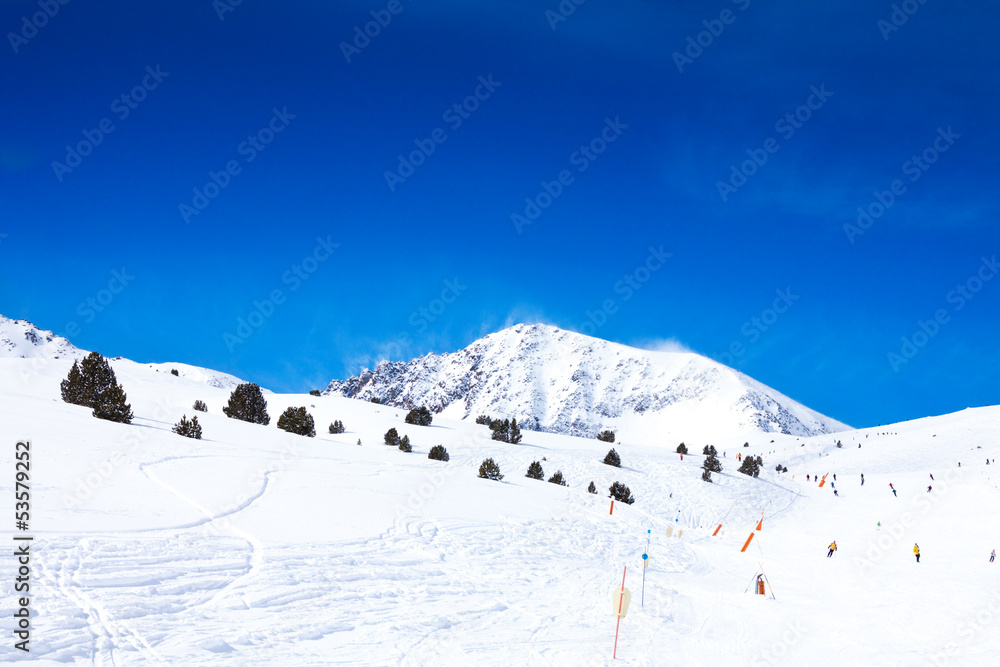 山地滑雪坡