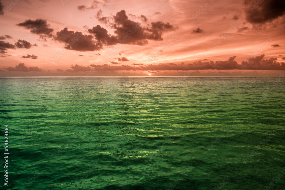 马尔代夫热带海水