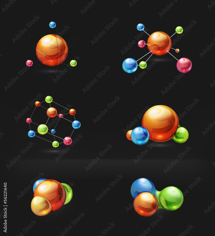 分子图标设置为黑色