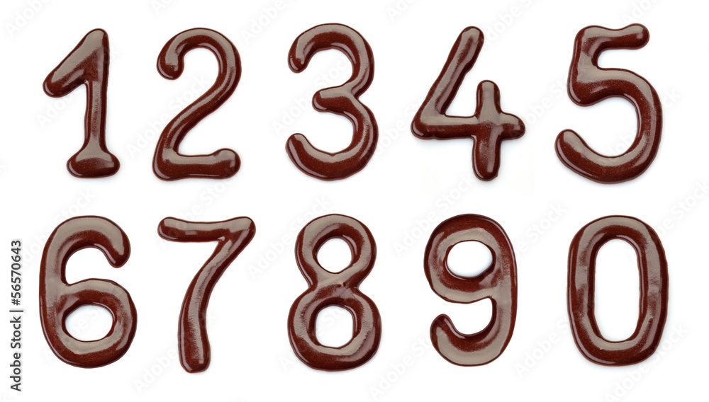 巧克力数字