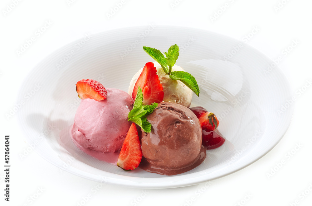Ice cream portion