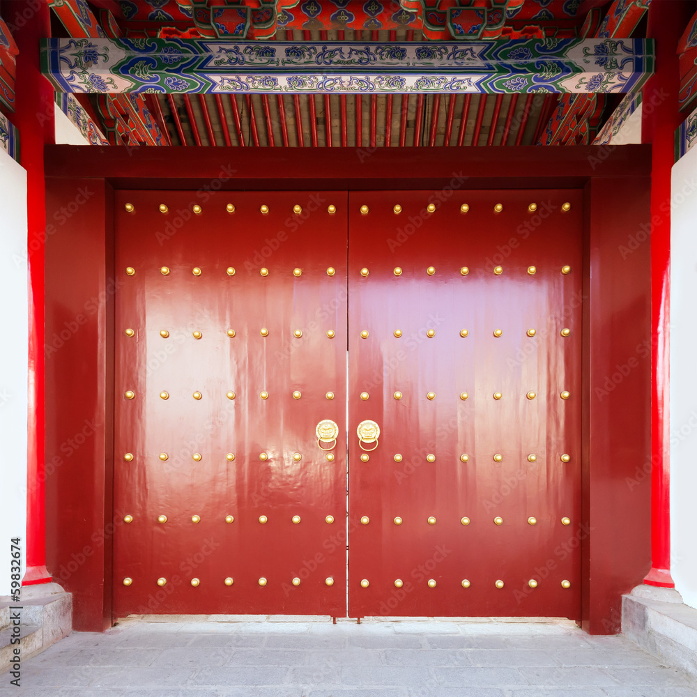 中国古典风格的门