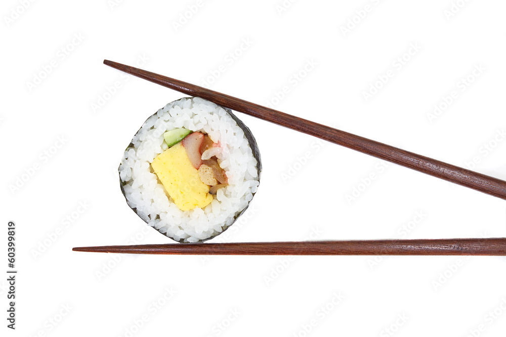 传统新鲜日本寿司卷