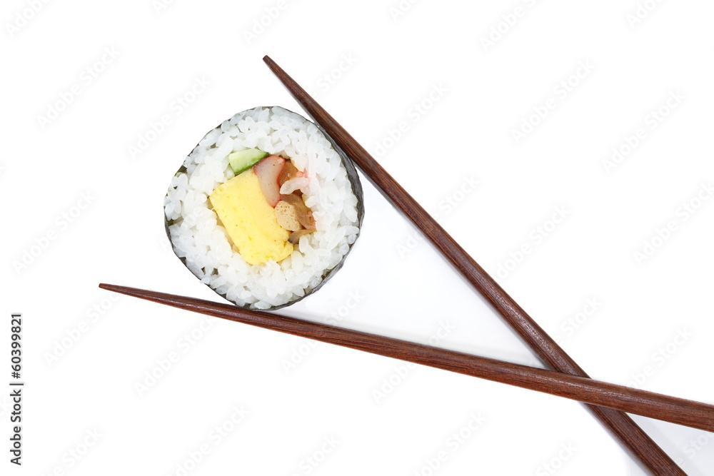传统新鲜日本寿司卷