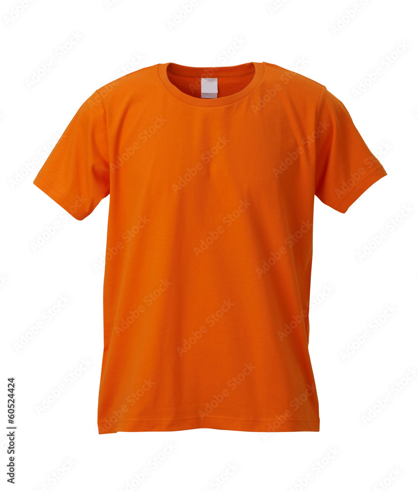 橙色T恤/剪裁路径