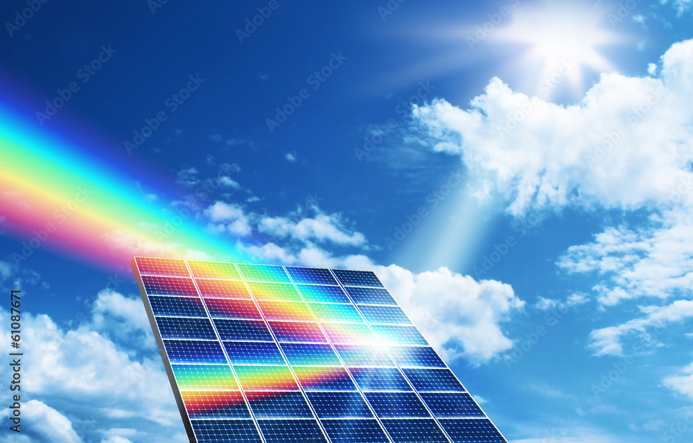 太阳能可再生能源概念