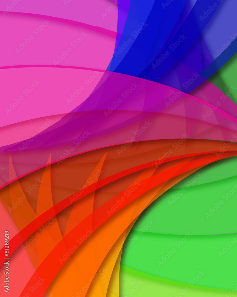 彩虹抽象背景构图