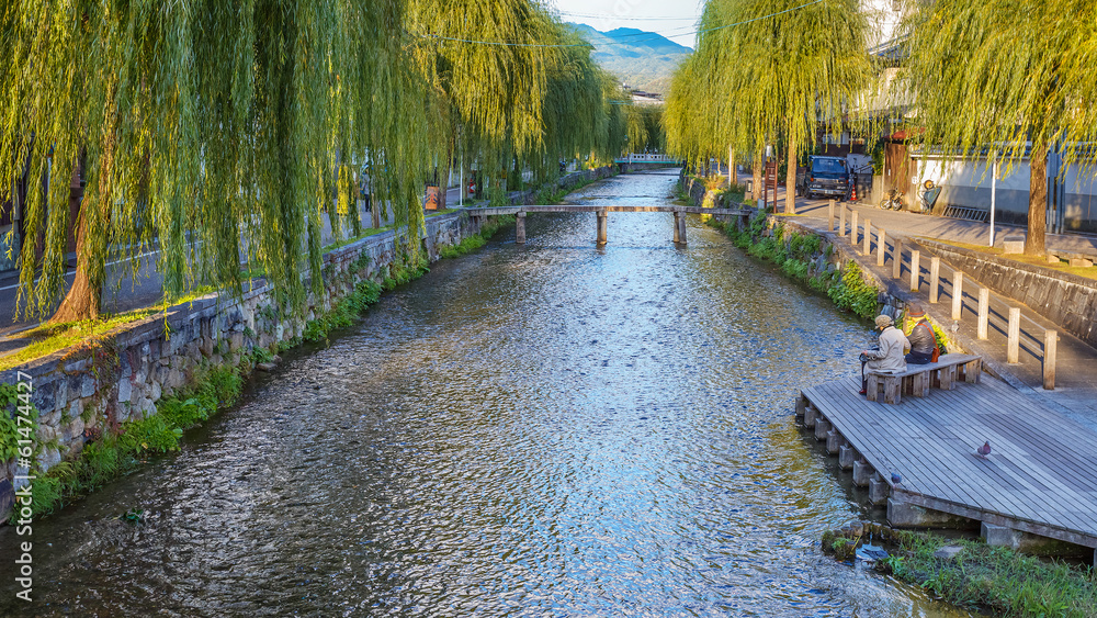 Shirakawa Canal in Kyoto