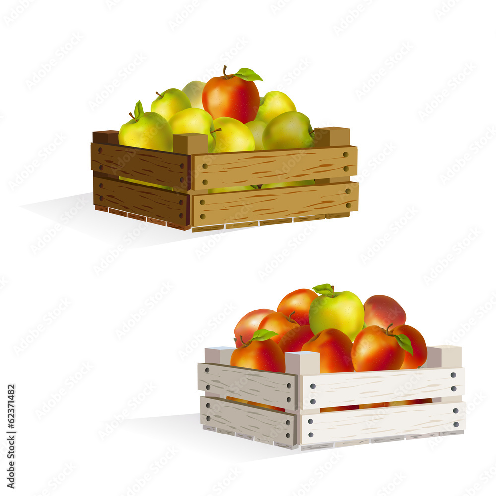 两盒苹果