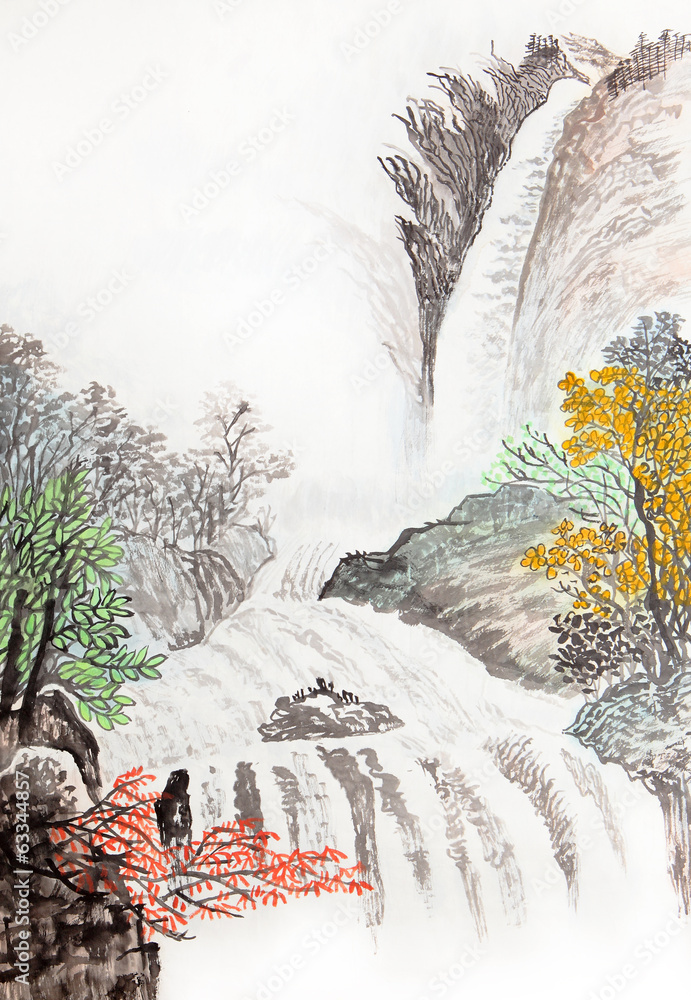 中国传统绘画，山水