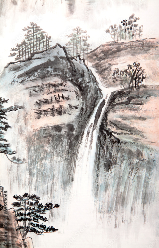 中国画，山水